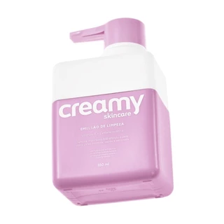 EMULSÃO DE LIMPEZA CREAMY SKINCARE LIMPADOR SUAVE HIDRATANTE 180ML