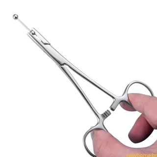 Alicate Piercing Jóias Parafusos 3 4 5mm Ferramenta Aço Pinças Dérmicas Para Desenhistas Entusiastas Bricolagem