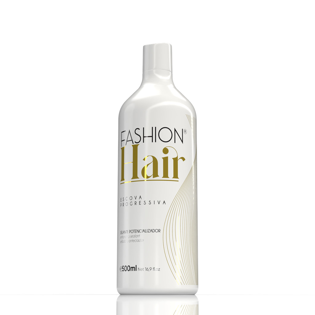 Escova Progressiva Orgânica Fashion Hair Linha Gold 500ml Sem Formol ...
