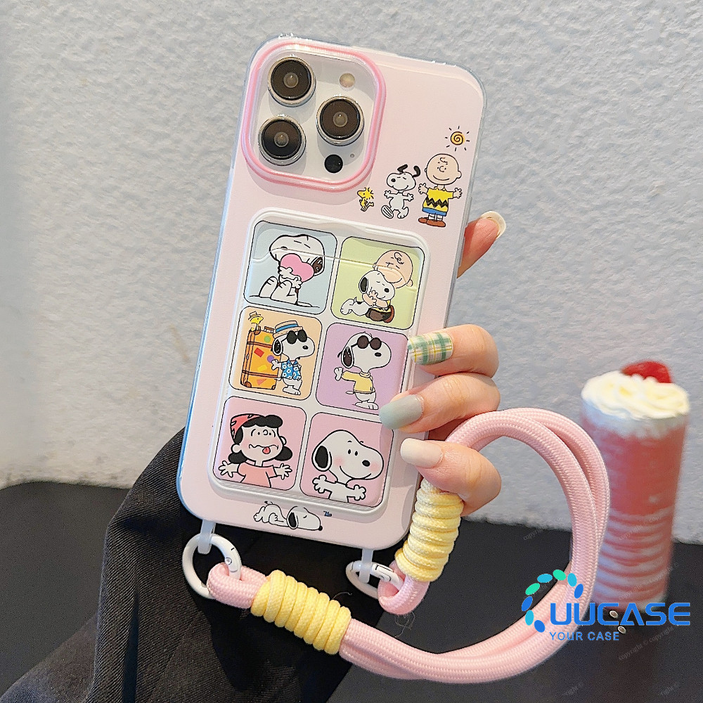Little Dog Time Para IPhone 11 12 13Pro Max 14Plus 15 16 Pro XR XS 7 8 Plus SE2020 Capa De Telefone De Desenho Animado 1