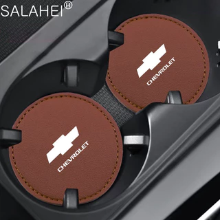 Porta-Copos Antiderrapante Para De Água Carros Em Couro Chevrolet Cruze Matiz Captiva Spark Equinox Sail