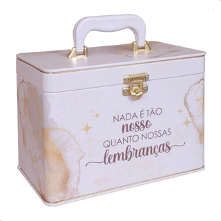 Maleta Box 10x15 600 fotos 6 Álbuns Fotográficos LEMBRANÇAS BRANCO Jovem Adulto Memórias em Oferta na Shopee