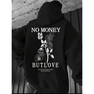 Moletom Canguru Unissex Flanelado Blusa de Frio Promoção No Money But Love Envio imediato