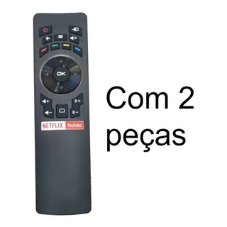 Oferta com 2 Pc De Controle Compatível Tv Multilaser Rc3442108/01 Tl002