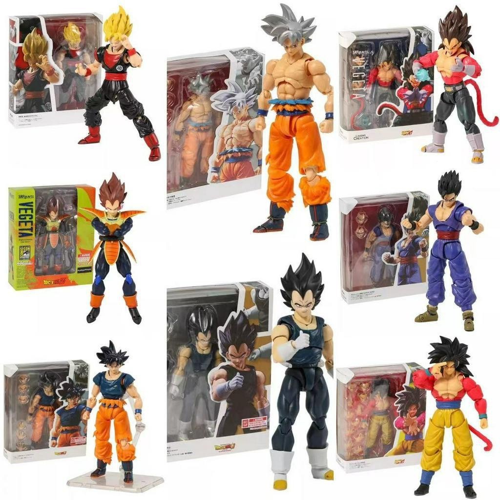 42 Personagens Bonecos Dragon Ball Z Goku Instinto Articulados ...