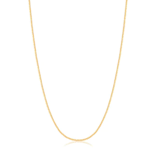 Colar Banho de Ouro 18K Elos Veneziano Fino (45cm)