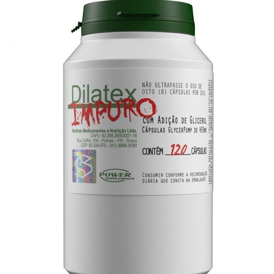 DILATEX IMPURO 120 CAPS POWER SUPPLEMENTS