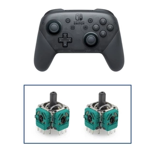 Kit 2 Analógicos 3D Original ALPS Controle Nintendo Switch Pro