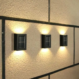 Arandela Solar De Parede A Prova D'água Para Decorar Decoração Externa Lâmpada LED