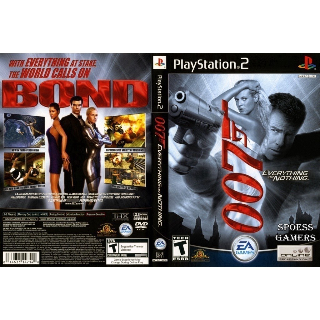 Jogo Ps 2 007 Ps2 James Bond Coleção (6 Dvds) Leve 6 Pague 5 Jogo Ps 2 007 Ps2 James Bond Coleção (6 Dvds) Leve 6 Pague 5
