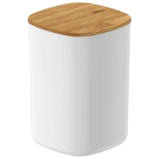 Pote Hermético de Plástico 1L OU Keep com Tampa Bambu