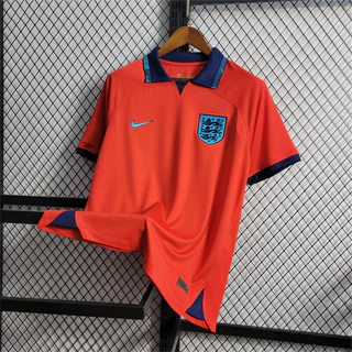 Camisa de Futebol Inglaterra 22-23 L-A Camisa de Treino Vermelha para Homens