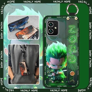 Wristband phone cover Phone Case For Asus Zenfone 8/ZS590KS/2A007EU Dirt-resistant Durable Fashion Design Anti-dust