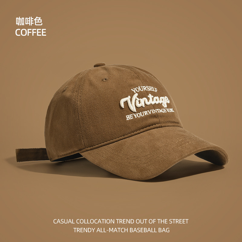 Boné De Beisebol De Alta Qualidade Estilo Coreano Bordado Com Letra Da Moda