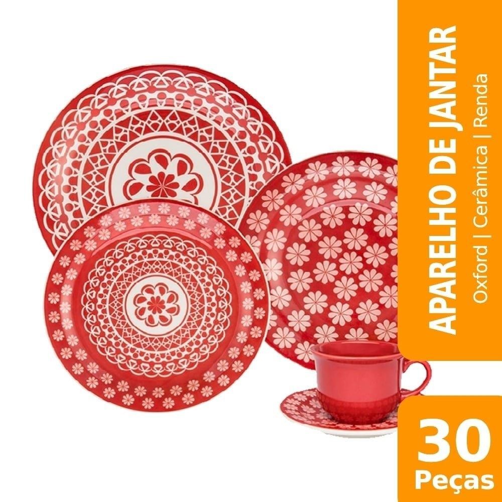aparelho de jantar de 30 peças em Promoção na Shopee Brasil 2025