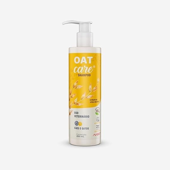 Shampoo Oat Care Avert Para Cães e Gatos -200mL