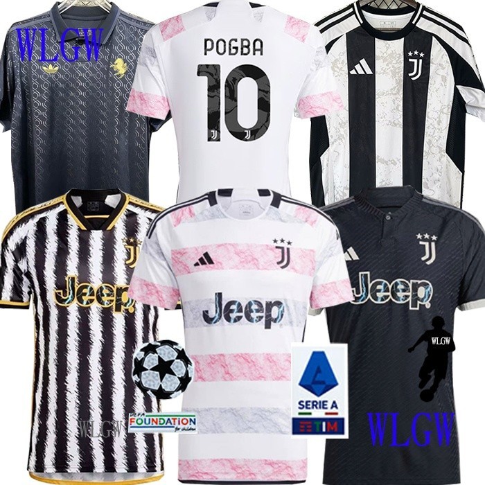 [WLGW] Futebol Jersey 2023-2024 Juventus Casa Longe Terceiro S-XXL
