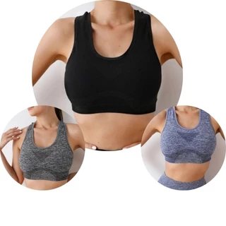 Kit 3 Tops Fitness Academia Nadador com Bojo Feminino pilates/yoga/caminhada/crossfit super confortável