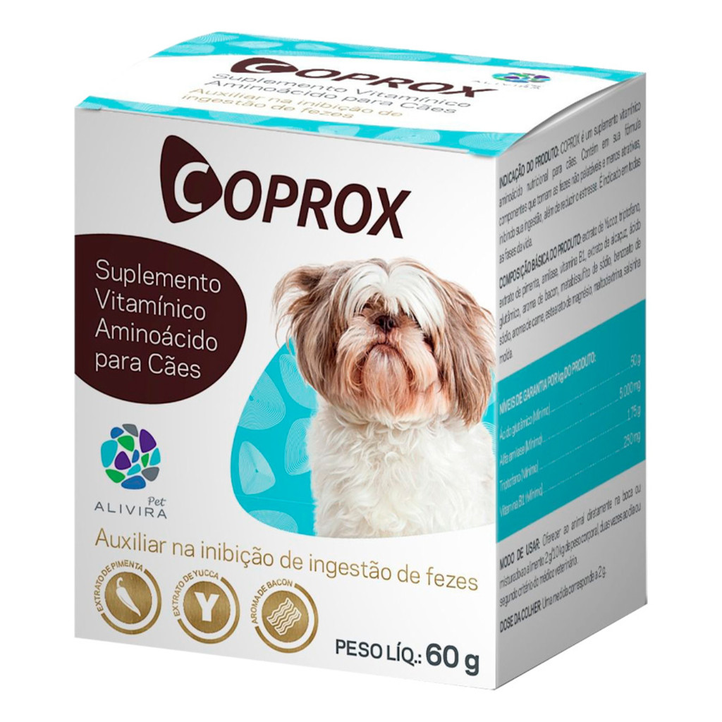 Coprox 60g Suplemento Para Cães Coprofagia Duprat - Nourrie | Shopee Brasil