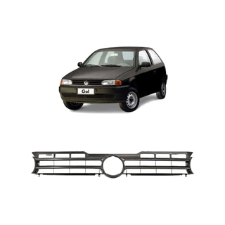 Grade Dianteira Gol G2 Parati Saveiro 1995 A 1999 Preto Lisa