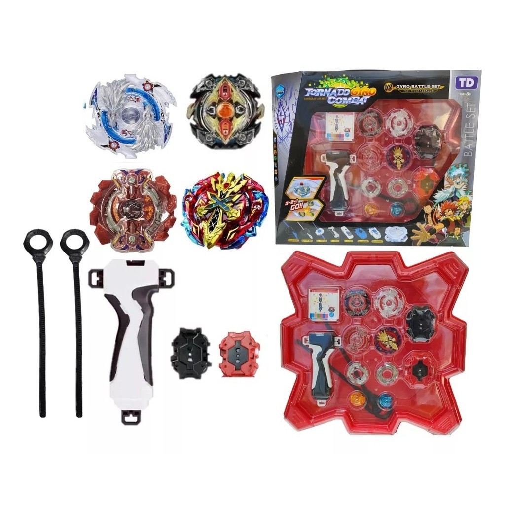 Arena Beyblade Storm Gyro 2 Beyblade 2 Lançador 4troca Novo | Shopee Brasil