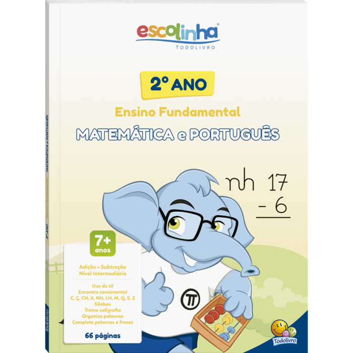 Livro Segundo 2º ano Fundamental = Matemática e Português = 66 paginas ...