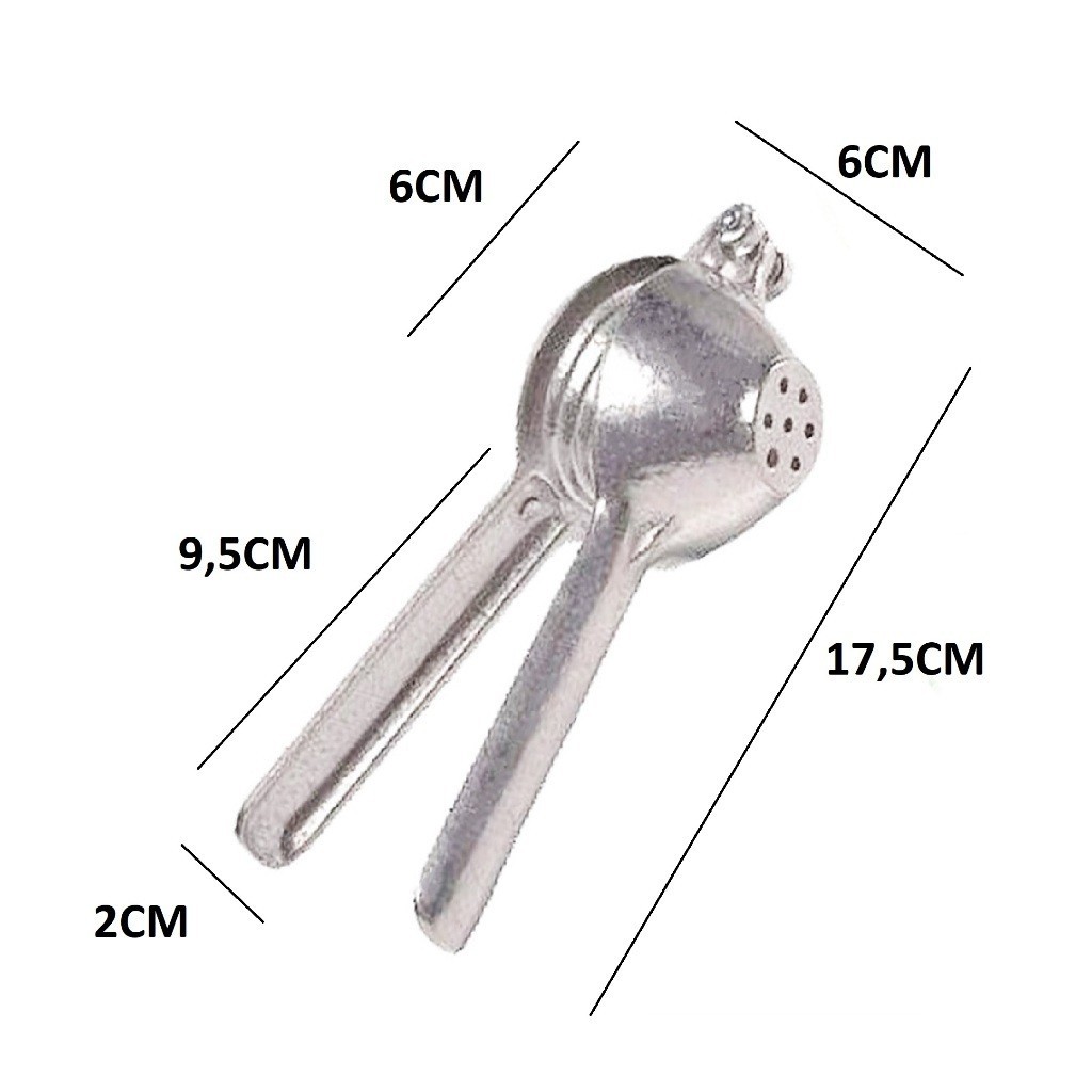 Espremedor De Limão 17.5Cm Cozinha Prático Kit Com 1 Ou 1 Peça Agilidade Facilidade Espremedores Vitrine