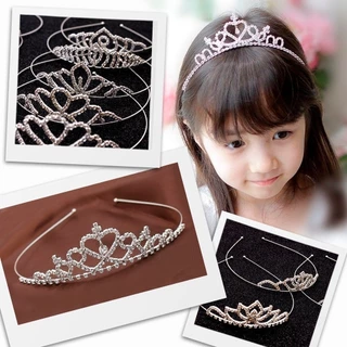 Coroa Tiara Grande Para Cabelo/Com Strass / Coroa Noiva Casamento Baile Daminha