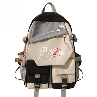 Stray Kids Backpack Moda Escola Estilo Coreano Bag Para Meninos Meninas Mochila Estudantes Rucksuck Mochila Escolar Mochilas De Viagem TYVN