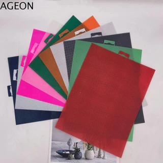 Grade De Lona De Ponto Cruz AGEON , Tecido Bordado 14CT De 28x21 Cm Plástico Quadrado
