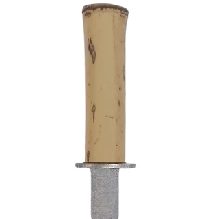 Ponteira 21cm Natural Bambu Lam Clara Umbanda Candomblé Magia Adaga Punhal Athame Ponteiro Assentamento Orixa Exu Pomba 