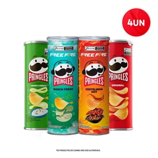 Combo Batata Pringles Perfeita Para Os Gamers 4 Unidades