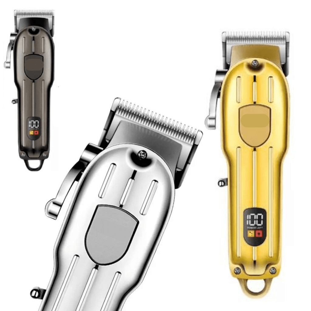 Máquina de cortar cabelo profissional sem fio recarregável