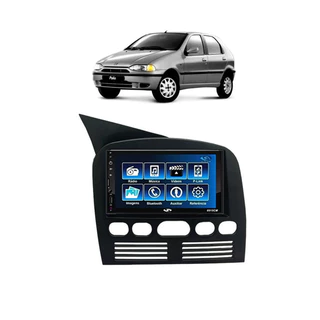 Kit Multimídia Palio Strada Siena 1996 / 2003 Mp5 7 Pol Bt Usb Fm Leitor SD
