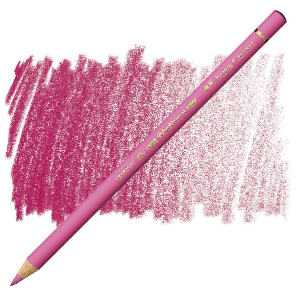 Lápis de Cor Faber-Castell Polychromos Permanente 129 Garança Rosa ...