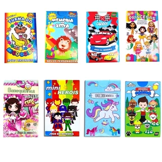 Kit Lembrancinha Aniversario 10 Jogo Da Memoria Infantil Didatico Educativo P/ Kit Festa