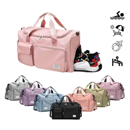 Bolsa mala de viagem multifuncional de grande capacidade resistente e impermeável