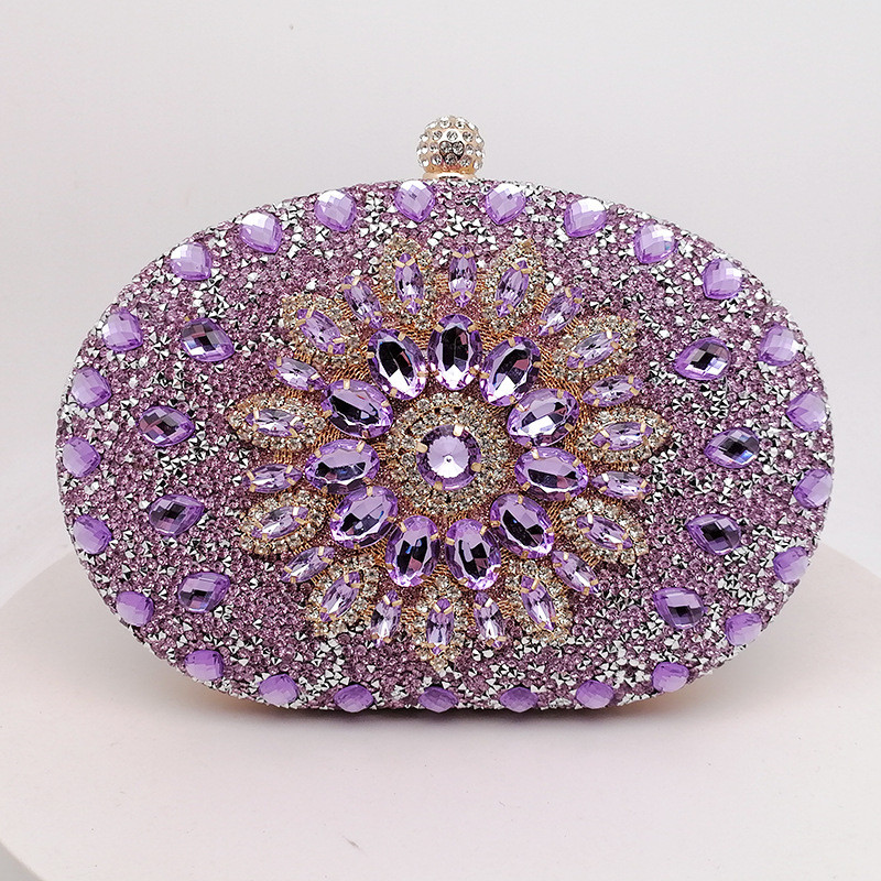 Flor Cristal Strass Lantejoulas Bolsas Femininas 2026 Nova Moda
