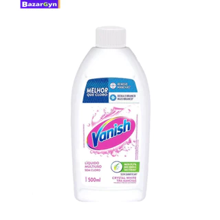 Tira Manchas Vanish Crystal White Líquido 500ml Para Roupas brancas