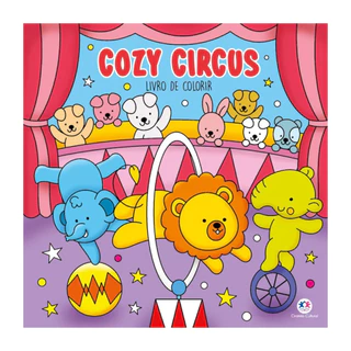 Cozy Circus - Livro de Colorir - Estilo Bobbie Goods Comfy e Cozy Books - 24 Desenhos - Livro Físico em Oferta na Shopee