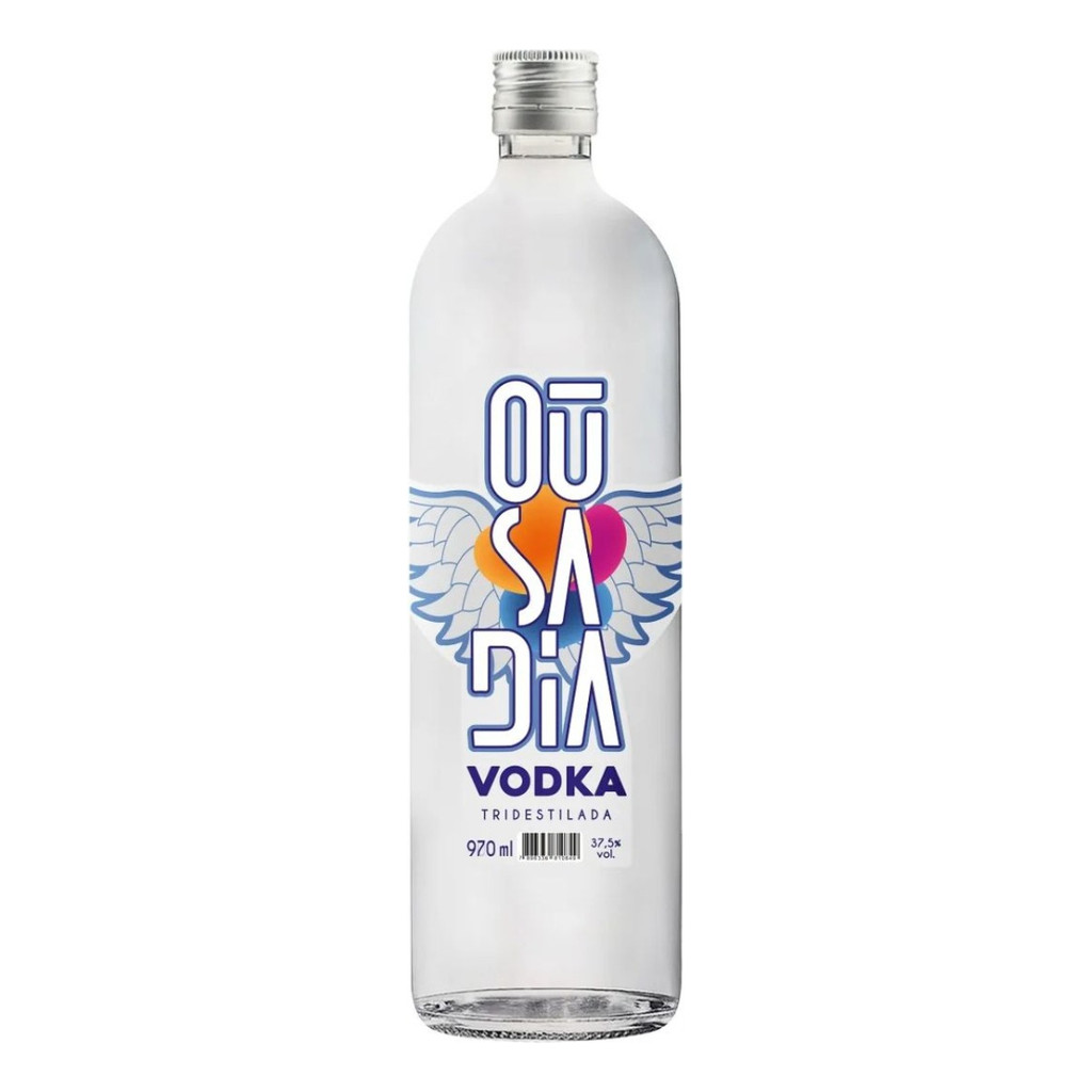 Vodka Ousadia Tridestilada Garrafa 970ml | Shopee Brasil