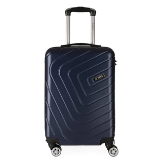 Mala de Bordo Pequena para Viagem em Abs Yins Ys21158 Cadeado Integrado Rodas Duplas Giro 360º Azul