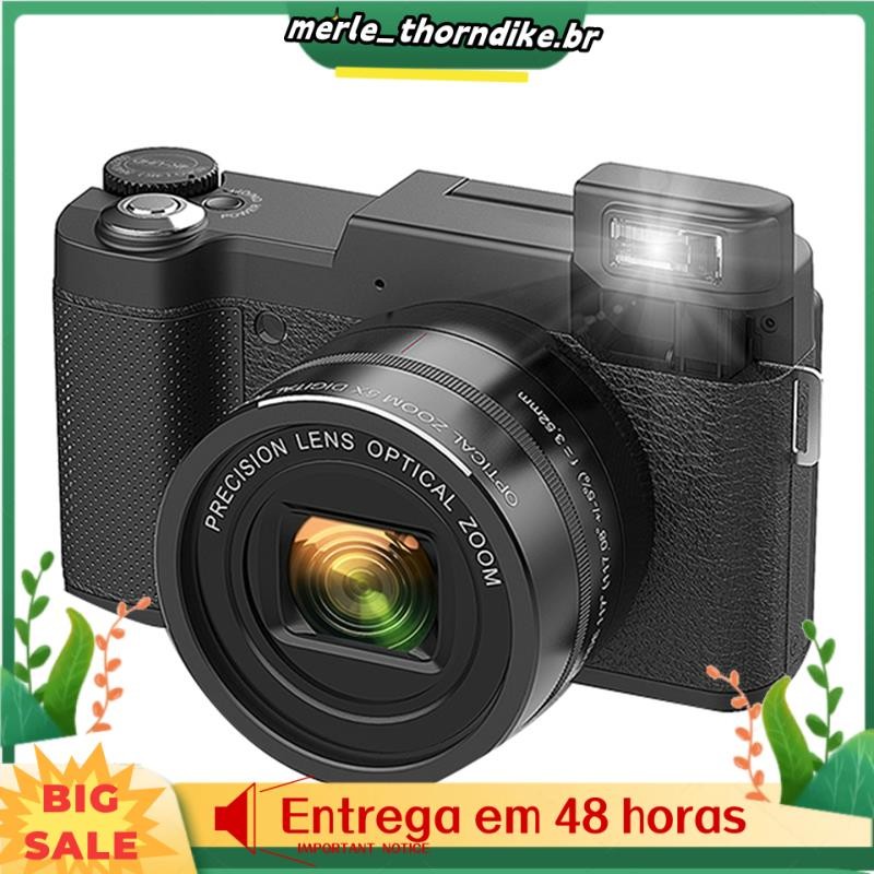 Câmera Fotográfica 4K 48MP Com Zoom Óptico 5X E Digital 8X , Compacta ...