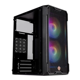 GABINETE GAMER COM 2 FAN INCLUSA LATERAL DE VIDRO