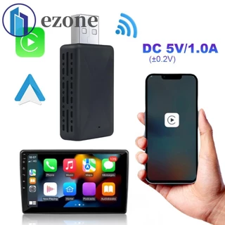 Adaptador Automático 2 Em 1 Sem Fio Para Carplay Android WiFi BT Auto Connect Mini USB Dongle