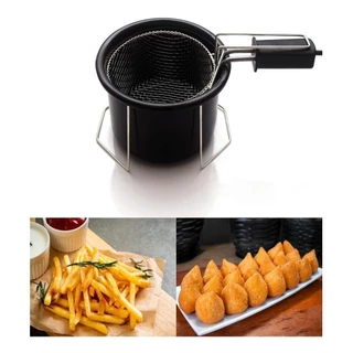 Fritadeira Eletrica Redonda 1,5 L Tacho Esmaltado 1200w
