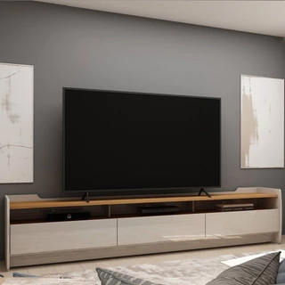 Rack para TV até 70 Polegadas 3 Gavetas 3 Nichos Sublime 220 