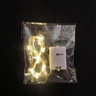 Kit com 18 Fios de Fada 2 Metros Led Para Decoração Festa Arte Presente Ambiente Decorado Charme Baterias