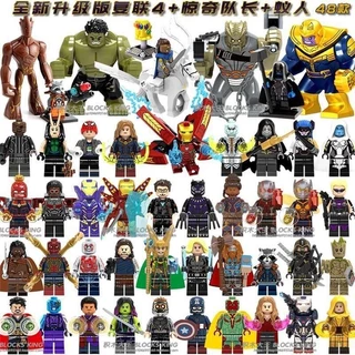 Marvel Avengers Little Man Super Hero Homem de Ferro Compatível com LEGO Blocos de montagem de brinquedos 4IYH