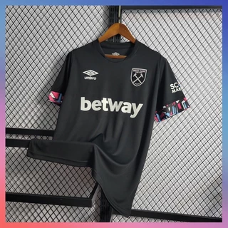 Camisa da equipa de futebol masculino preto 22-23 II XHM West ham jersey uniforme de futebol